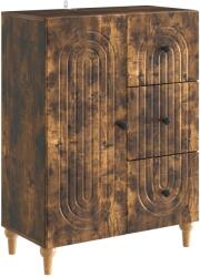 vidaXL Bufet cu sertar Stejar fumuriu 66 x 34, 5 x 90 cm Lemn prelucrat GartenMobel Dekor (894170) Comoda