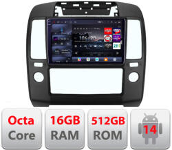 Edotec Navigatie Nissan Navara Pathfinder 2005-2010 Edotec QLED 2K 16GB+512GB (KIT-nav5+EDT-E809-2K)