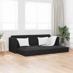 vidaXL Canapea extensibila de podea Negru 213 x 70 x 77 cm Catifea GartenMobel Dekor (4106730) Canapea