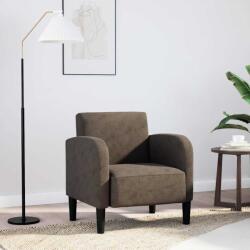 vidaXL Canapea scaun cu cotiere Gri închis 54 cm piele artificiala GartenMobel Dekor (4100535)