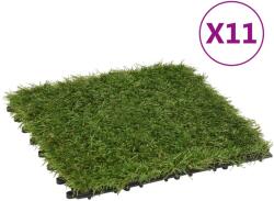 vidaXL Placi de iarba artificiala, 11 buc, verde, 30x30 cm GartenMobel Dekor (149030)