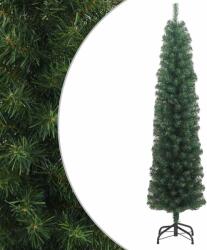 vidaXL Pom de Craciun artificial subtire cu suport verde 240 cm PVC GartenMobel Dekor (320952)