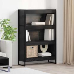 vidaXL Dulap pentru carti Stejar Negru 80 x 30 x 155 cm Lemn compozit GartenMobel Dekor (886414) Biblioteca