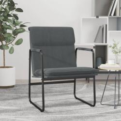 vidaXL Scaun de relaxare, gri închis, 55x64x80 cm, material textil GartenMobel Dekor (351343)