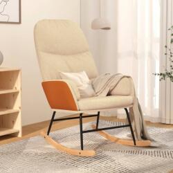 vidaXL Scaun balansoar, alb crem, material textil GartenMobel Dekor (341044) Balansoar