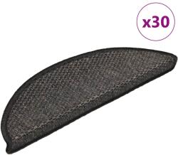 vidaXL Covorase scari autoadezive 30 buc antracit 56x17x3 aspect sisal GartenMobel Dekor (3365861) Covor