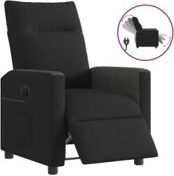 vidaXL Fotoliu rabatabil electric, negru, material textil GartenMobel Dekor (3324040)