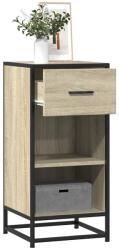 vidaXL Dulap, stejar sonoma, 35, 5x35x76 cm, lemn prelucrat si metal GartenMobel Dekor (848955) Comoda