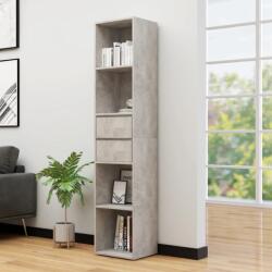 vidaXL Biblioteca, gri beton, 36 x 30 x 171 cm, PAL GartenMobel Dekor (802871) Biblioteca