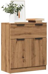 vidaXL Dulap, stejar artizanal, 60x30x70 cm, lemn prelucrat GartenMobel Dekor (856839) Comoda