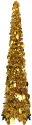 vidaXL Pom de Craciun artificial tip pop-up, auriu, 120 cm, PET GartenMobel Dekor (320982)