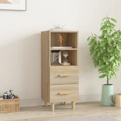 vidaXL Servanta, stejar sonoma, 34, 5x34x90 cm, lemn compozit GartenMobel Dekor (812360) Comoda