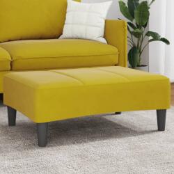 vidaXL Taburet, galben, 77x55x31 cm, catifea GartenMobel Dekor (4007379)