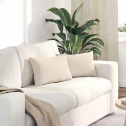 vidaXL Perne pentru canapea 2 pcs Bej 50 x 30 cm tesatura GartenMobel Dekor (42013644)