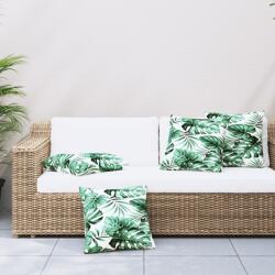 vidaXL Perne de canapea, 4 buc. , model frunze, 50x50 cm, textil GartenMobel Dekor (360393)
