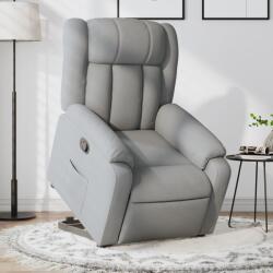 vidaXL Fotoliu rabatabil cu ridicare, gri deschis, material textil GartenMobel Dekor (3205316)