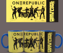  OneRepublic Tour bögre (Kék)