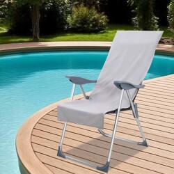 vidaXL Prosoape pentru scaune de exterior 2 pcs Gri 130 x 60 cm GartenMobel Dekor (42011508) Prosop