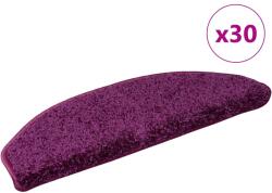 vidaXL Covorase scari, 30 buc. , 65x21x4 cm, violet, semirotunde, mari GartenMobel Dekor (3365817) Covor