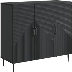 vidaXL Bufet Negru 89 x 34, 5 x 80 cm Lemn prelucrat GartenMobel Dekor (894876) Comoda