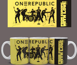  OneRepublic Tour bögre (Fehér)