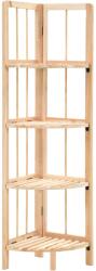 vidaXL Coltar din lemn de cedru, 27 x 27 x 110 cm GartenMobel Dekor (246435) Biblioteca