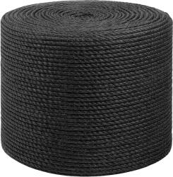 vidaXL Franghie din Jute 6 Negru 100% jute Tossa GartenMobel Dekor (42011605)
