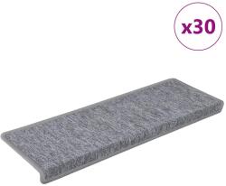 vidaXL Covorase pentru scari, 30 buc. , 65x21x4 cm, gri deschis, cu margini dreptunghiulare GartenMobel Dekor (3365778) Covor