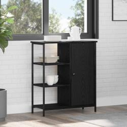 vidaXL Bufet Stejar negru 70 x 30 x 80 cm Lemn compozit GartenMobel Dekor (869090) Comoda