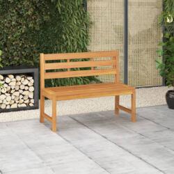 vidaXL Banca de gradina, 114 cm, lemn masiv de tec GartenMobel Dekor (316634)