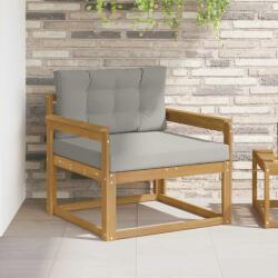 vidaXL Canapea Medie pentru Exterior Poliester Alb GartenMobel Dekor (3439000) Canapea