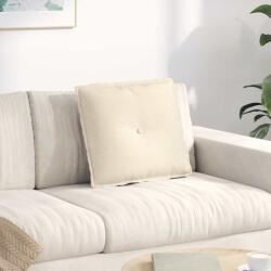 vidaXL Perna pentru spate Crem 50 x 45 cm Tesatura din corduroy GartenMobel Dekor (42014652)