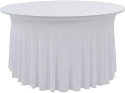 vidaXL Huse elastice de masa lungi, 2 buc. , alb, 120x74 cm GartenMobel Dekor (133581)