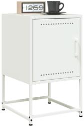 vidaXL Noptiere, 2 buc. , alb, 36x39x60, 5 cm, otel GartenMobel Dekor (846457)