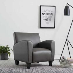 vidaXL Fotoliu, gri, piele ecologica GartenMobel Dekor (248619)