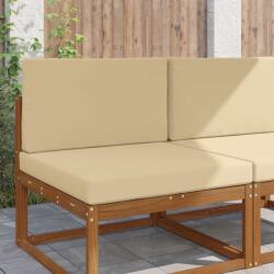 vidaXL Perna pentru canapea de exterior 2 pcs Bej Poliester GartenMobel Dekor (900832)