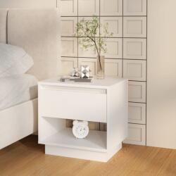 vidaXL Noptiera, alb, 45x34x44 cm, PAL GartenMobel Dekor (809512)