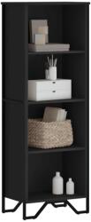 vidaXL Biblioteca, negru, 50x31x137, 5 cm, lemn prelucrat GartenMobel Dekor (848609) Biblioteca