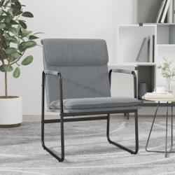 vidaXL Scaun de relaxare, gri închis, 55x64x80 cm, material textil GartenMobel Dekor (351342)