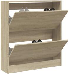 vidaXL Pantofar, stejar sonoma, 80x21x87, 5 cm, lemn compozit GartenMobel Dekor (839919) Pantofar