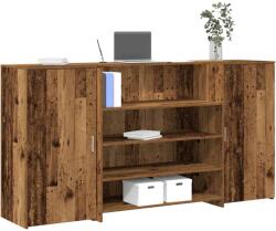 vidaXL Birou de receptie Lemn vechi 200x50x103, 5 cm Lemn prelucrat GartenMobel Dekor (3324185)