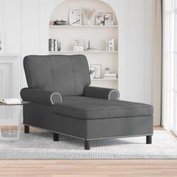 vidaXL sezlong de relaxare Gri închis 91 x 157 x 91 cm tesatura GartenMobel Dekor (42022931)