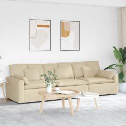 vidaXL Canapea modulara cu perne, crem GartenMobel Dekor (3321093) Canapea