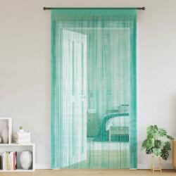 vidaXL Perdele sir 2 buc Turcoaz 140x250 cm GartenMobel Dekor (4102040)