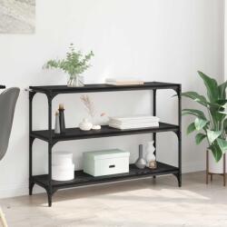 vidaXL Dulap pentru carti Stejar negru 100 x 33 x 70, 5 cm GartenMobel Dekor (881116) Biblioteca