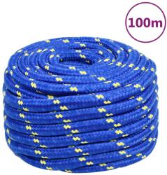 vidaXL Franghie de barca, albastru, 20 mm, 100 m, polipropilena GartenMobel Dekor (152475)