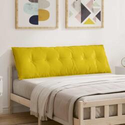 vidaXL Perna pentru spate Galben 160 x 50 cm Tesatura din corduroy GartenMobel Dekor (42014897)