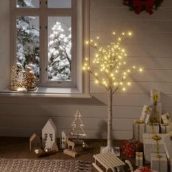 vidaXL Pom de Craciun, 128 LED-uri, alb cald, 1, 2 m, salcie, int. /ext. GartenMobel Dekor (332952)
