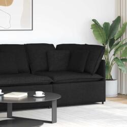 vidaXL Modul de colt pentru canapea modulara cu perne, negru, 100 cm GartenMobel Dekor (4104449) Canapea