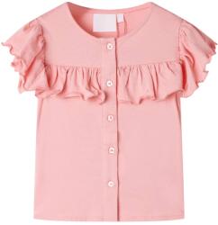 vidaXL Tricou pentru copii, roz mediu, 104 GartenMobel Dekor (11525)
